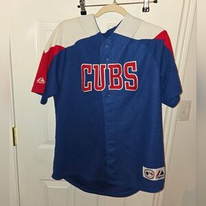 Blue Cubs Button-Up Jersey